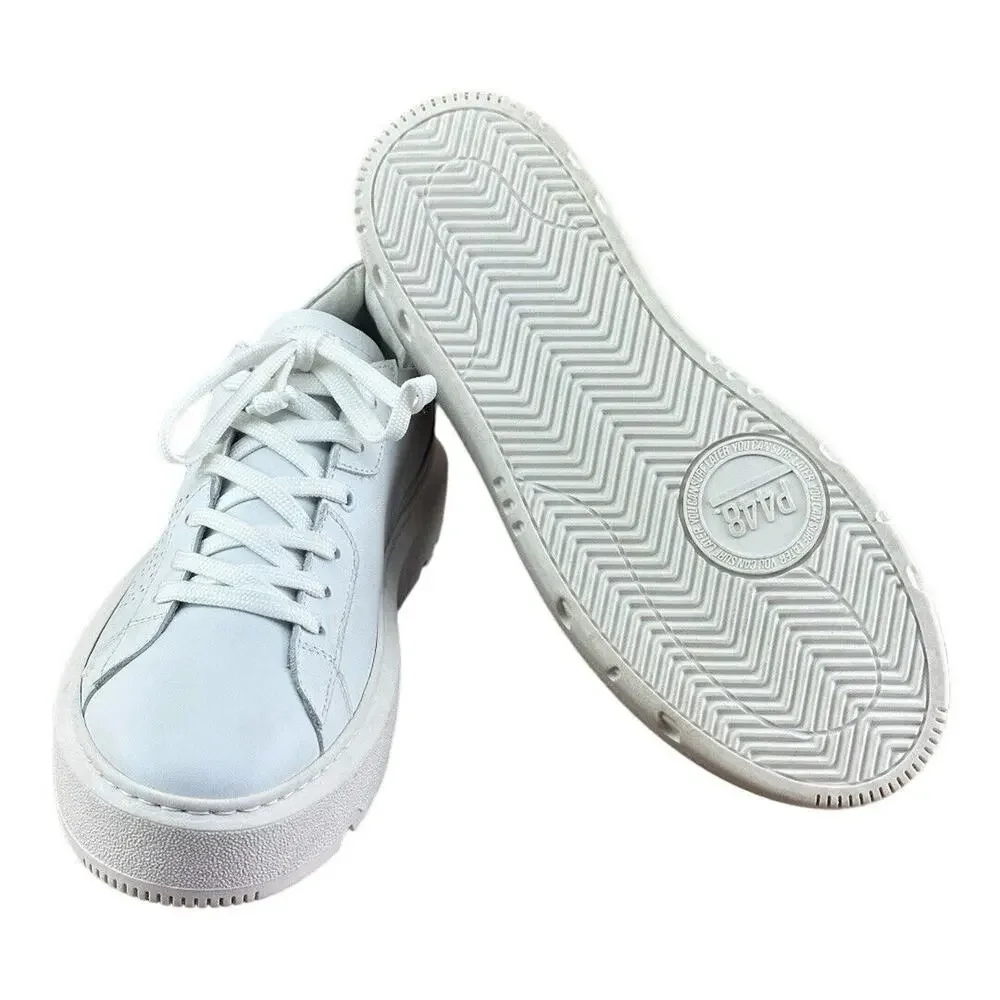 P448 Aerial Low Top Leather Sneakers Shoe White Size Wo’s 10.5-11|Men 8.5 41 - Picture 6 of 7
